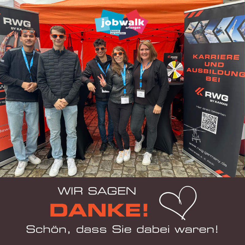 Jobwalk Erlangen 2024: RWG sagt Danke!